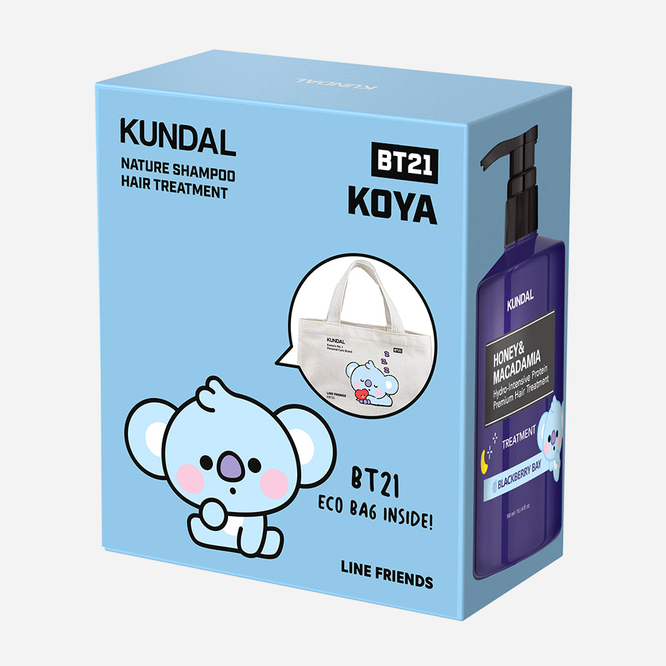 [BT21 KOYA Bag incl] BLACKBERRY BAY Shampoo + Treatment 300ml