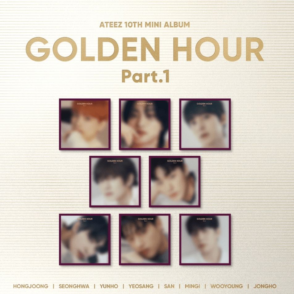ATEEZ] 10th Mini Album [GOLDEN HOUR : Part.1] (Digipak VER