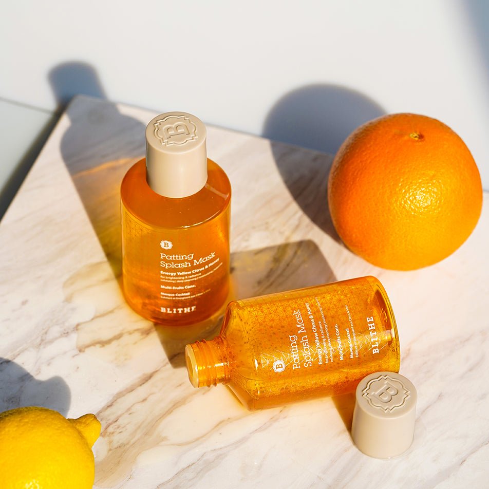 GLOW RECIPE★PATTING SPLASH MASK - YELLOW CITRUS & HONEY Patting Splash Mask Exfoliating Face Wash with Yellow Honey