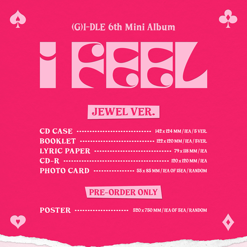 G)I-DLE] I FEEL [JEWEL VER] – Coréelle