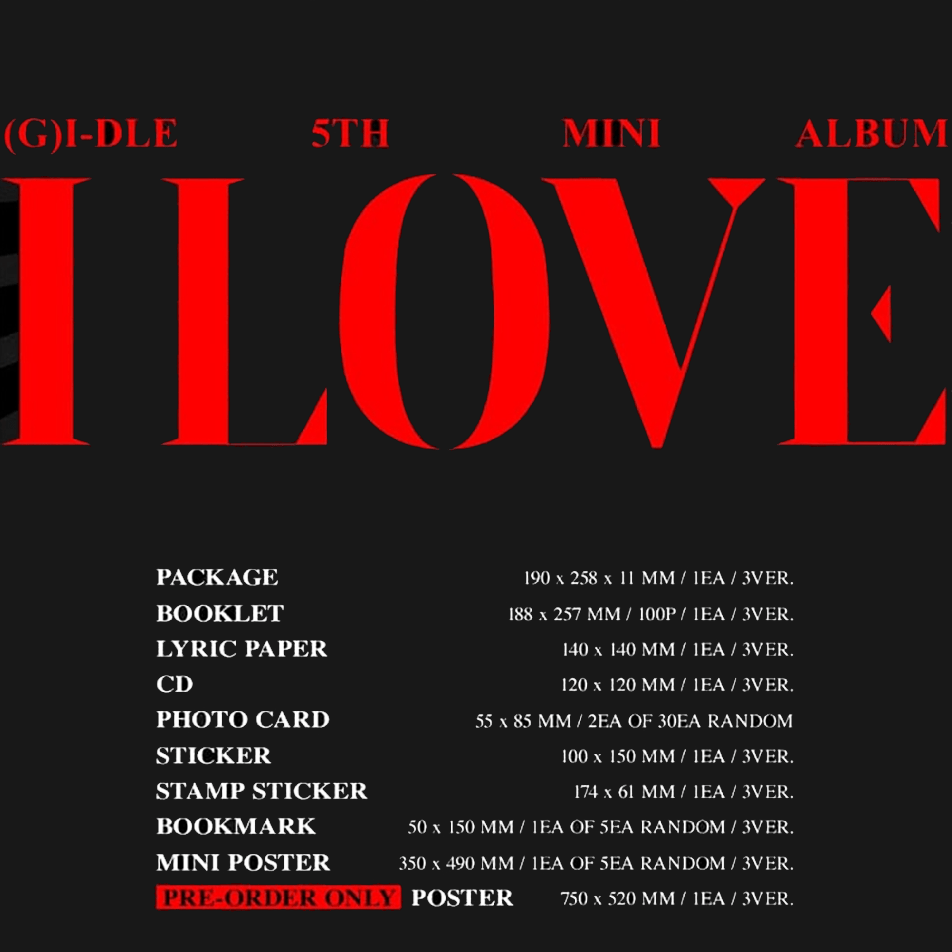 G)I-DLE] I LOVE – Coréelle