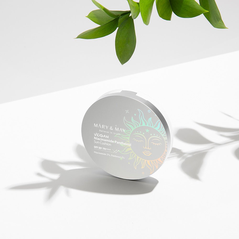 Vegan Niacinamide Panthenol Sun Cushion SPF50+ PA++++ 25g – Coréelle