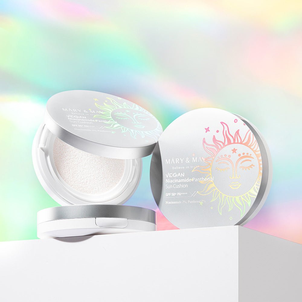 Vegan Niacinamide Panthenol Sun Cushion SPF50+ PA++++ 25g – Coréelle