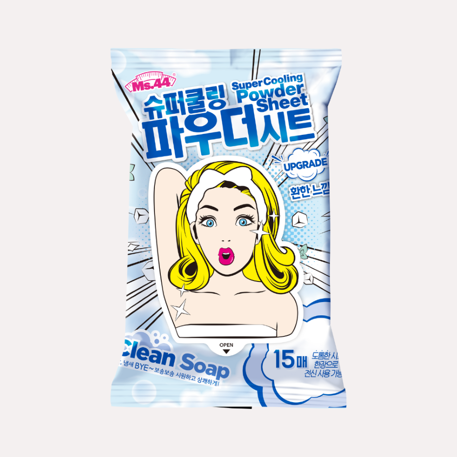 Super Cooling Powder Sheet Clean Soap