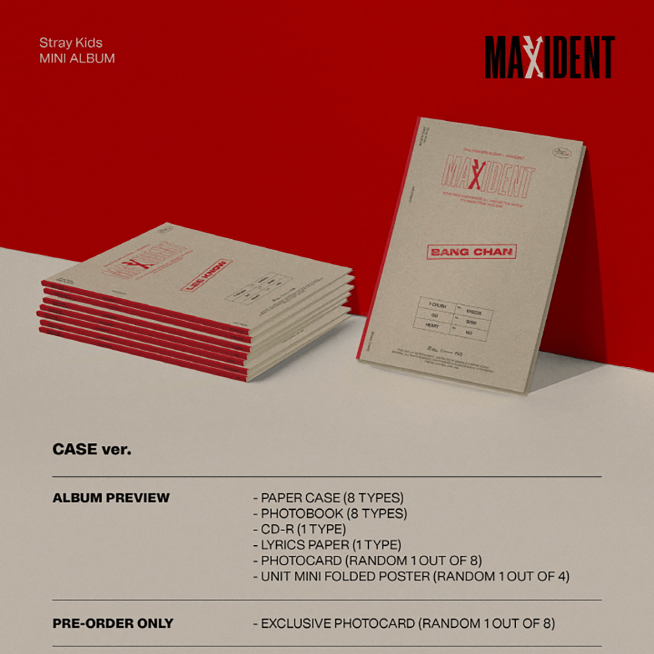 Stray Kids] MAXIDENT(CASE VER.) – Coréelle