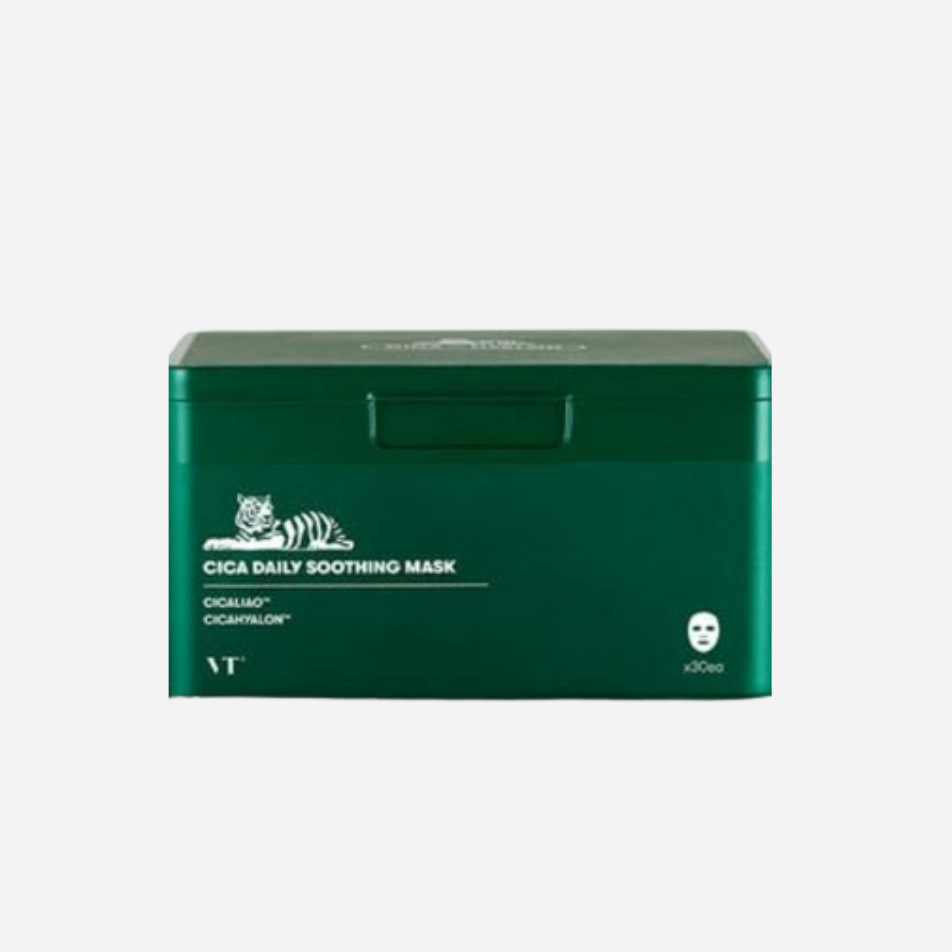 VT CICA DAILY SOOTHING MASK (350g/30ea) – Coréelle VT CICA DAILY SOOTHING MASK (350g/30ea) – Coréelle