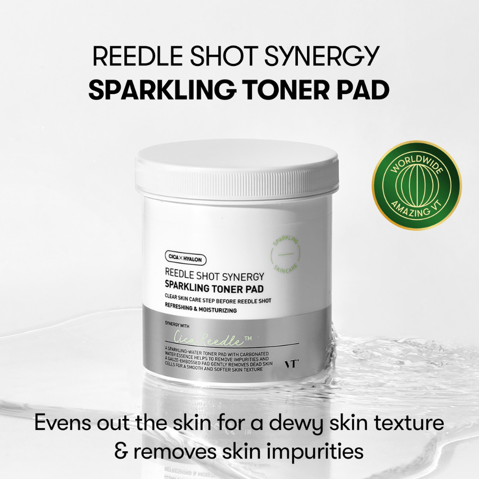 VT REEDLE SHOT SYNERGY SPARKLING TONER PAD (80ea/200ml