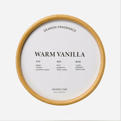 Dearon Warm Vanilla Incense Cone 32g