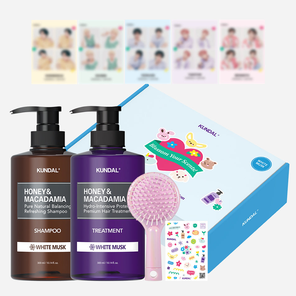 [TXT Framed Photo included] Shampoo + Treatment 300ml Limited Edition - WHITE MUSK