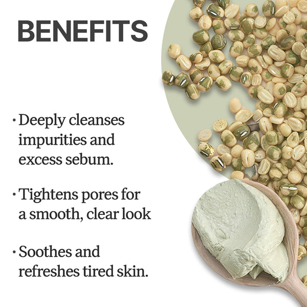 Mung Bean Wash Off Facial Mask
