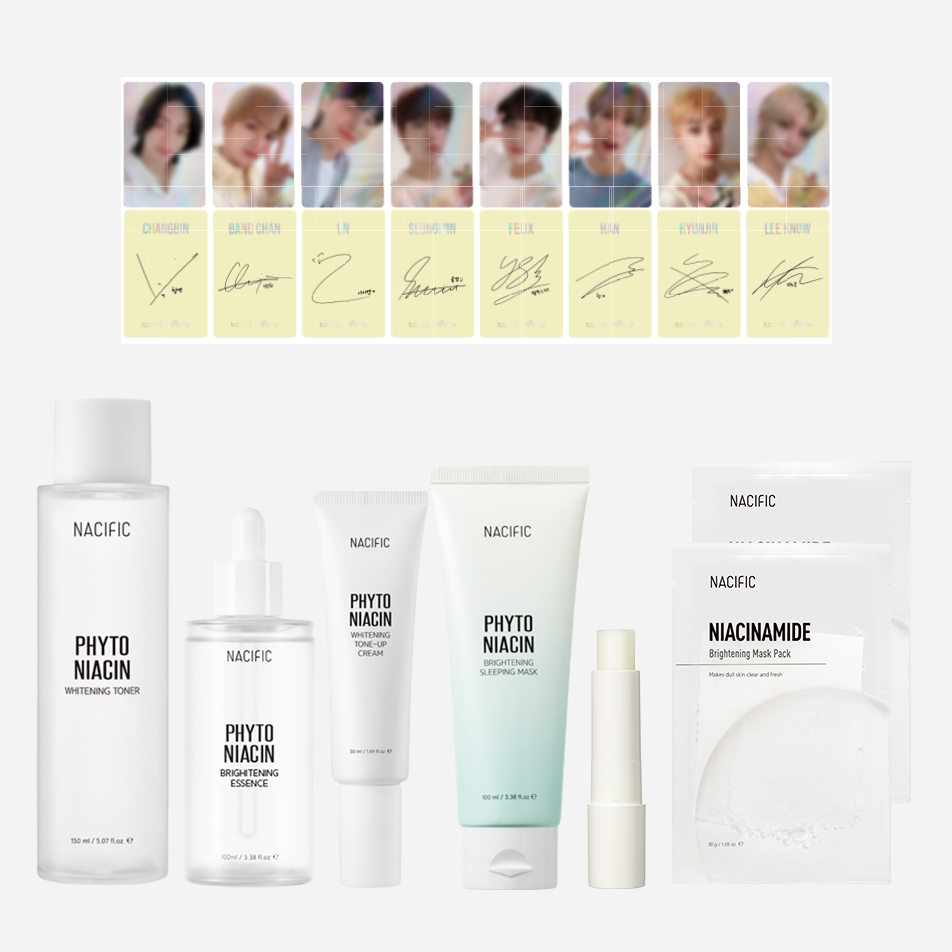 Nacific Phyto Niacin Skincare Set[Stray Kids Hologram Photocards(8 Members)]