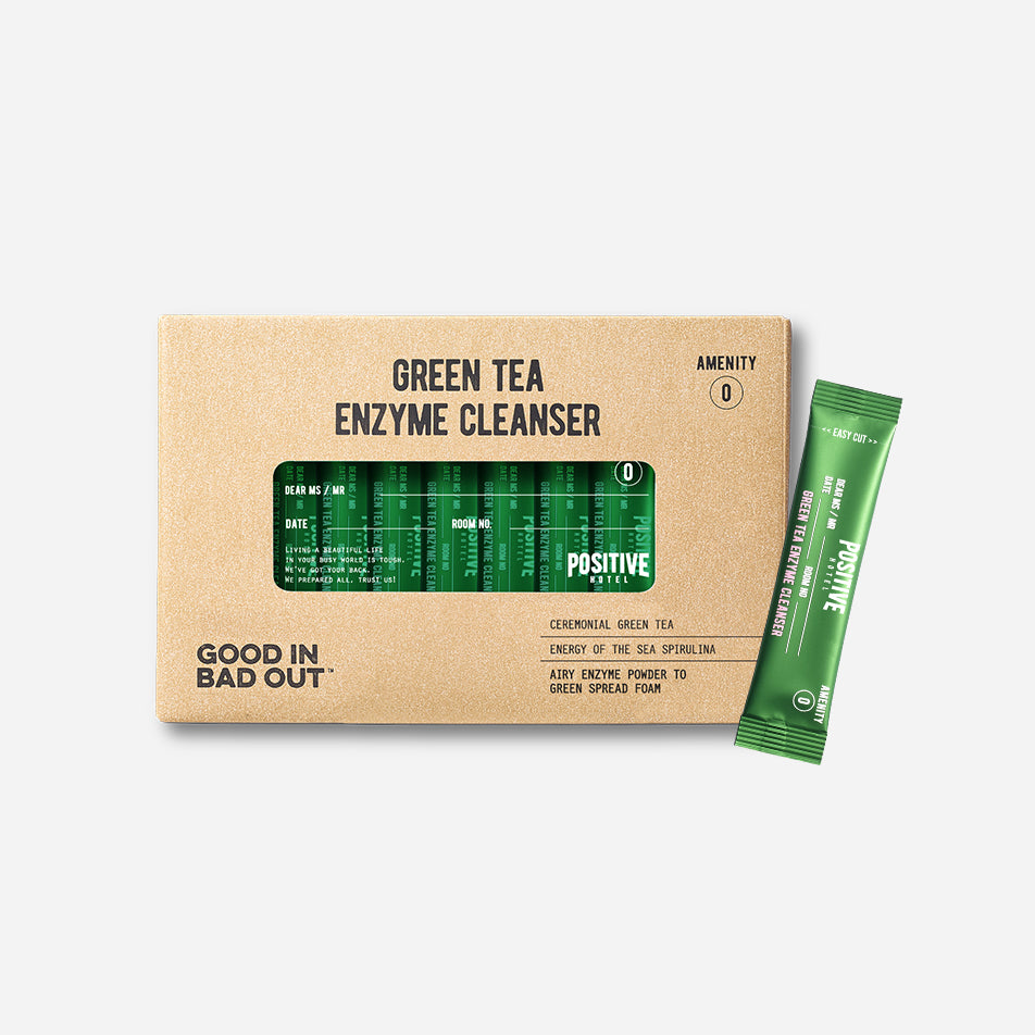 Positive Hotel Green Tea Enzyme Cleanser (30ea)