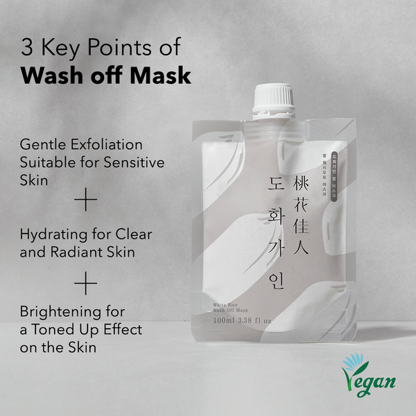 Rice Wash Off Facial Mask