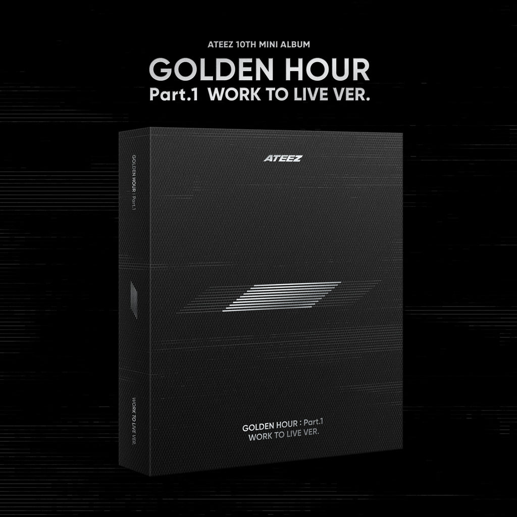 [ATEEZ] 10TH MINI ALBUM [GOLDEN HOUR  Part.1  'WORK TO LIVE VER']