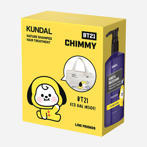 [BT21 CHIMMY Bag incl] YLLANG YLANGKUNDAL Shampoo + Treatment 300ml