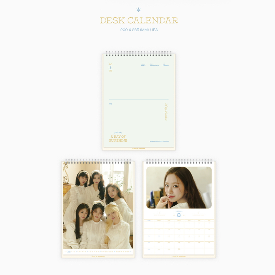 IVE] 2022 WELCOME PACKAGE A RAY OF SUNSHINE – Coréelle