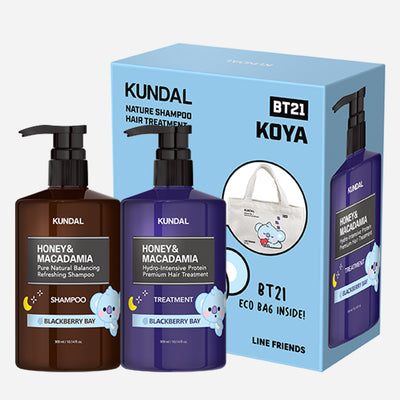 [BT21 KOYA Bag incl] BLACKBERRY BAY Shampoo + Treatment 300ml