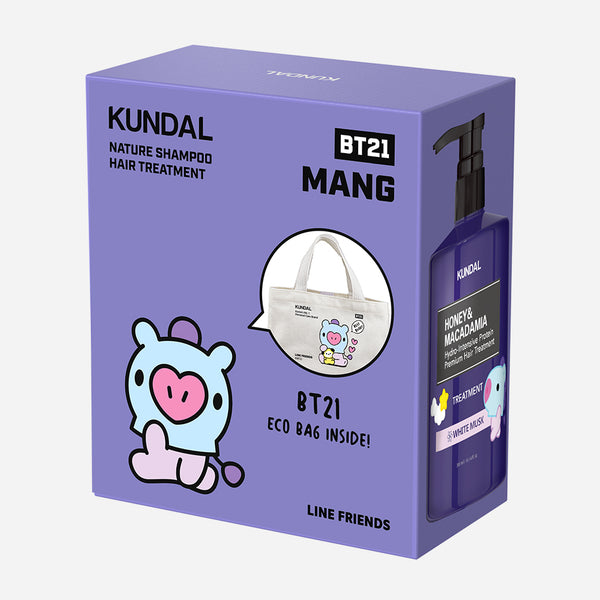[BT21 MANG Bag incl] WHITE MUSK Shampoo + Treatment 300ml