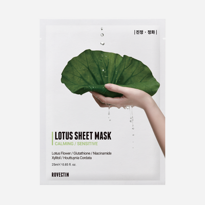 Rovectin Calming Lotus Sheet Mask 1ea