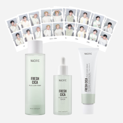 Nacific Fresh Cica Plus Skincare Set + Stray Kids Photobooth Picture (8 Members)
