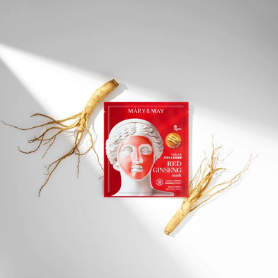 Mary&May Vegan Collagen Red Ginseng Mask (30g x4)