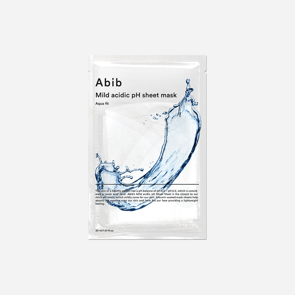 CoréelleAbibAbib Mild Acidic pH Sheet Mask Aqua Fit 1eaMask