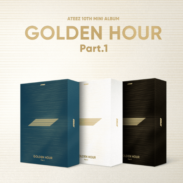 CoréelleAteezATEEZ - 10th Mini Album [GOLDEN HOUR : Part.1] (BLUE HOUR VER. / DIARY VER. / GOLDEN HOUR VER.)Album