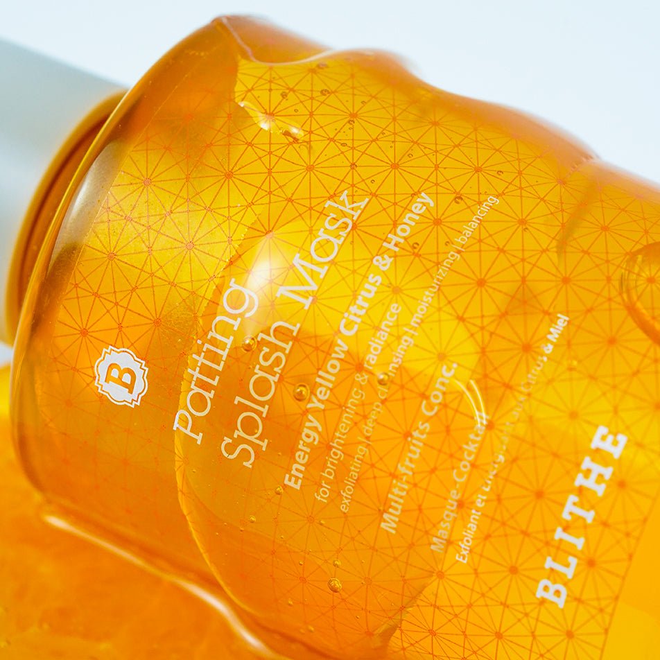GLOW RECIPE★PATTING SPLASH MASK - YELLOW CITRUS & HONEY Patting Splash Mask Exfoliating Face Wash with Yellow Honey