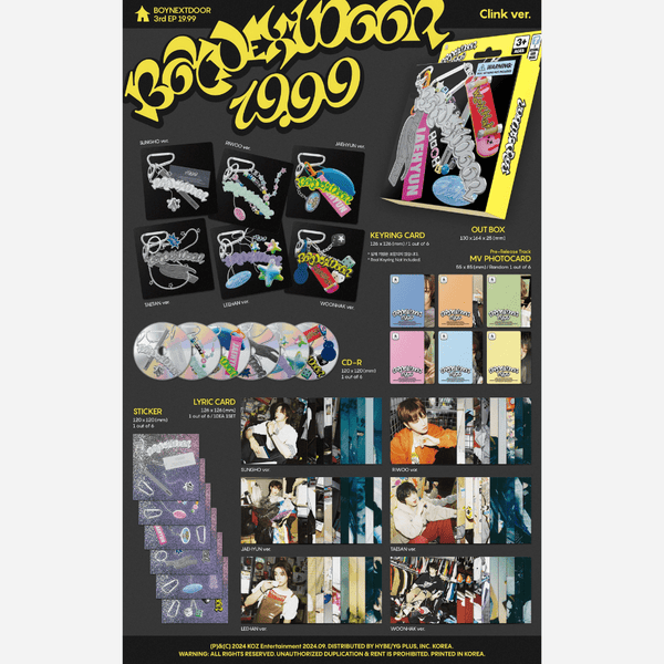 CoréelleBoyNextDoor[BOYNEXTDOOR] 3rd EP [19.99] (Clink ver.)Album