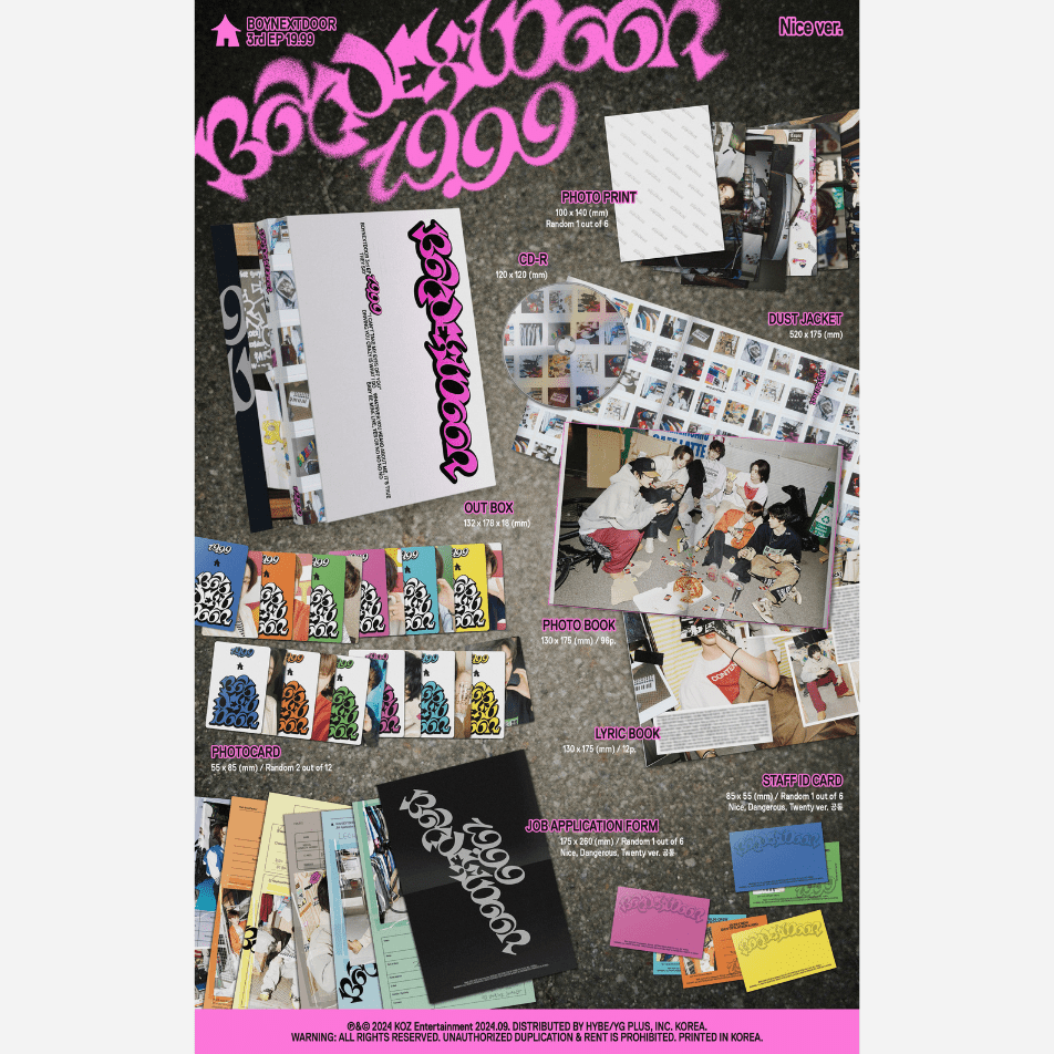 BOYNEXTDOOR] 3rd EP [19.99] (Random Ver.) – Coréelle