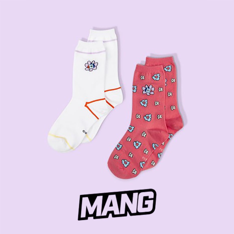 CoréelleBT21BT21 Flower Socks 2 pairs 1 setETC