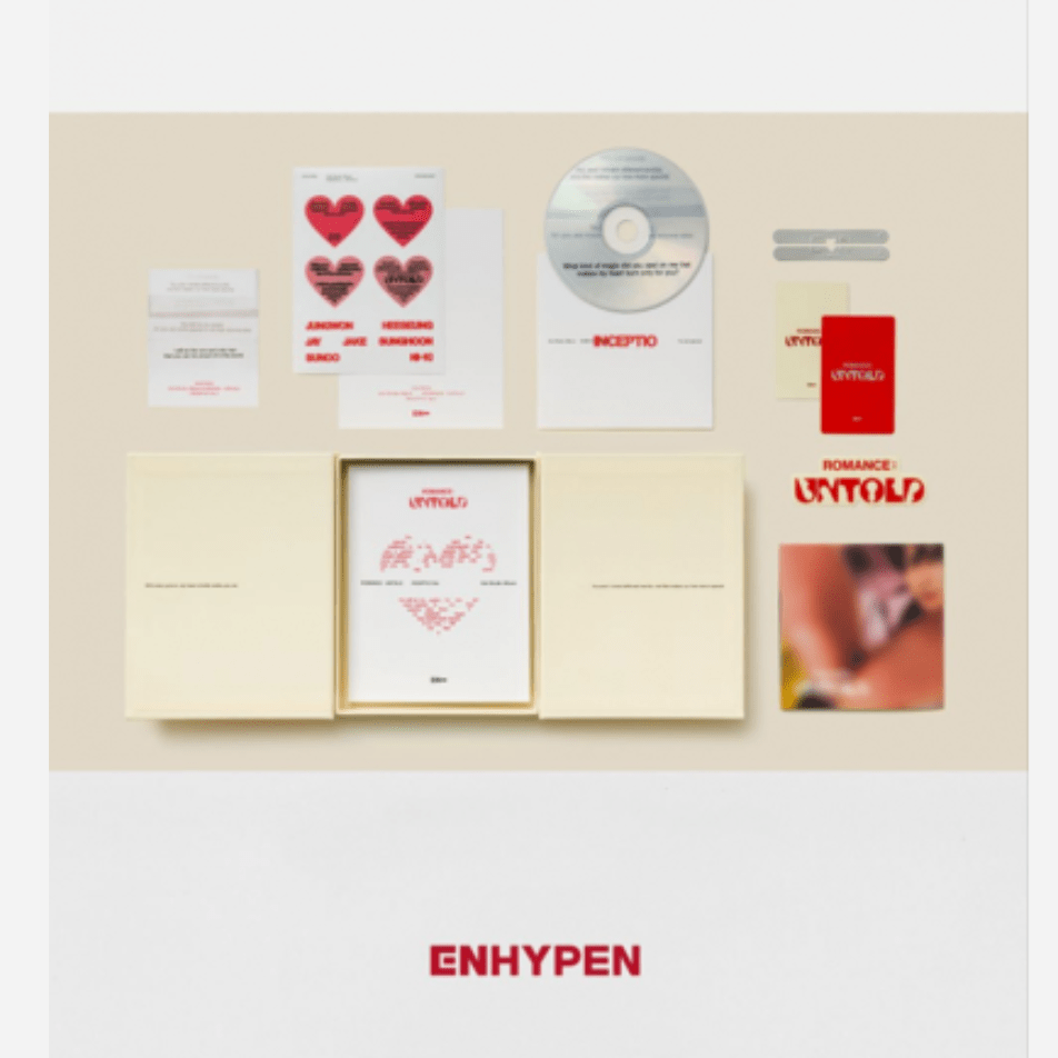 ENHYPEN - 2ND FULL ALBUM ROMANCE : UNTOLD [INCEPTIO VERSION] - Album K-Pop Officiel