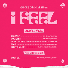 G)I-DLE] I FEEL [JEWEL VER] – Coréelle