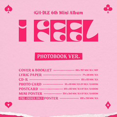 G)I-DLE] I FEEL (PHOTOBOOK VER) – Coréelle