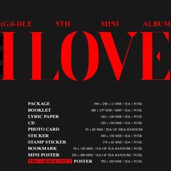 G)I-DLE] I LOVE – Coréelle
