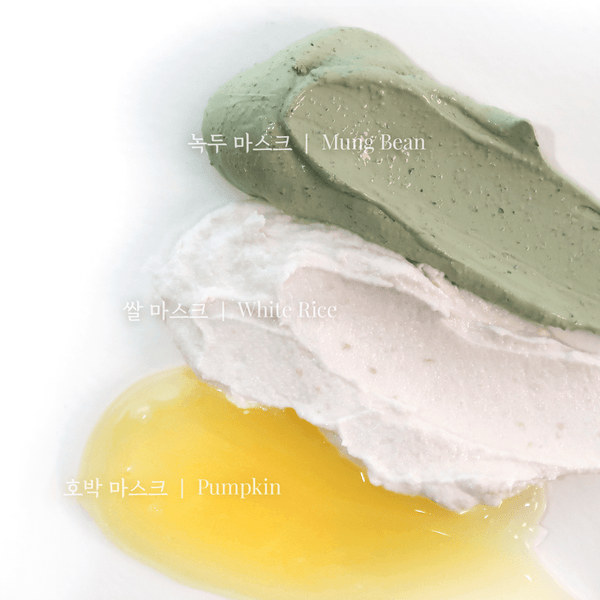 CoréelleHouse of DohwaHouse of Dohwa Wash Off Mask Pack Set (Rice+Pumpkin+Mungbean)Mask