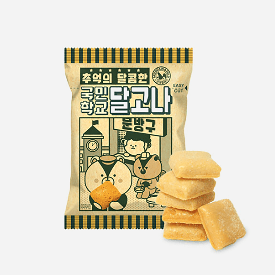 CoréelleKorean SnacksSweet Old Elementary School Dalgona (Handmade Korean Candy) 10gETC