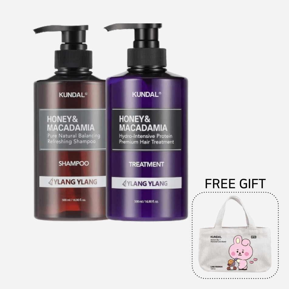 HONEY & MACADAMIA NATURE SHAMPOO & TREATMENT SET - YLANG YLANG