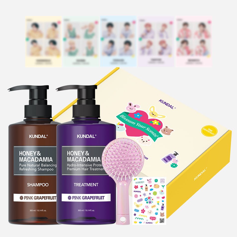 CoréelleKUNDAL[TXT Framed Photo included] Shampoo + Treatment 300ml Limited Edition - PINK GRAPEFRUITHair Essence