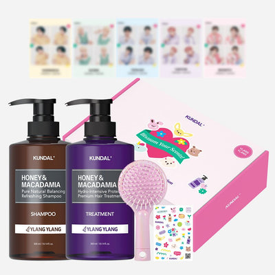 CoréelleKUNDAL[TXT Framed Photo included] Shampoo + Treatment 300ml Limited Edition - YLANG YLANGHair Essence