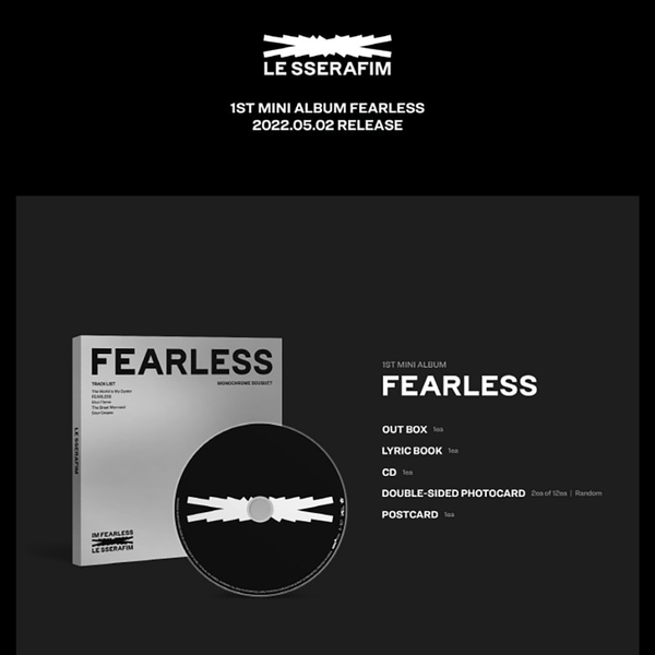 CoréelleLe Sserafim[Le Sserafim] FEARLESS (MONO)Album