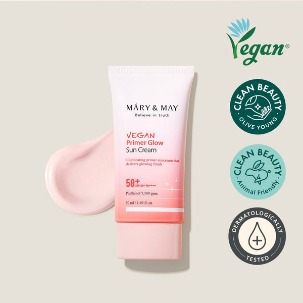 CoréelleMary&MayVegan Primer Glow Sun Cream SPF50+ PA++++ 50mlsunscreen