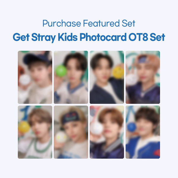 CoréelleNACIFIC x SKZHyal Booster Triple Set [OT8 SKZ Photocard + Postcard + Brochure Set Included]kit