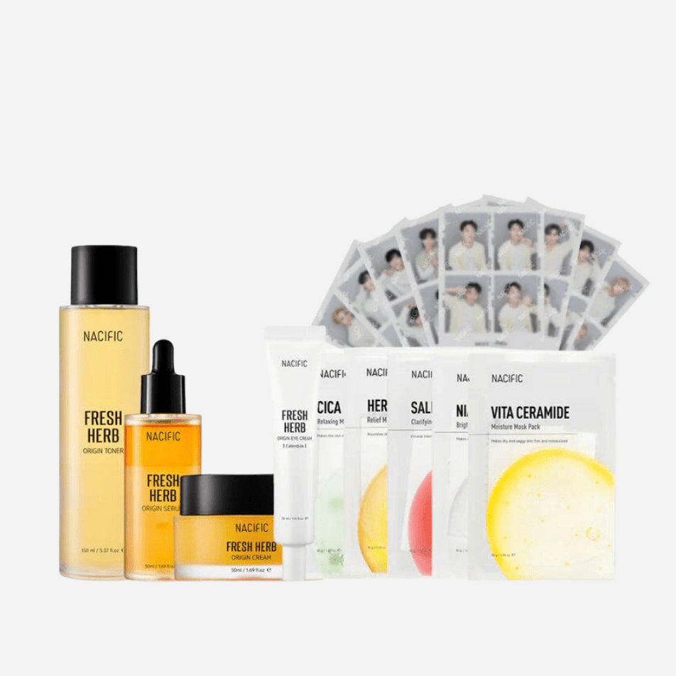 CoréelleNACIFIC x SKZNacific Fresh Herb Origin Skincare Set[Stray Kids Photobooth Picture (8 Members)]kit