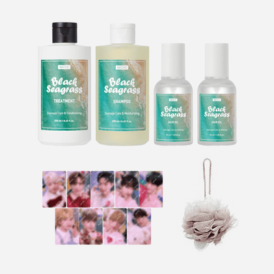 CoréelleNACIFICNACIFIC BLACK SEAGRASS Fresh Morning Hair Care Set with xikers Photocards and Special GiftHair care set