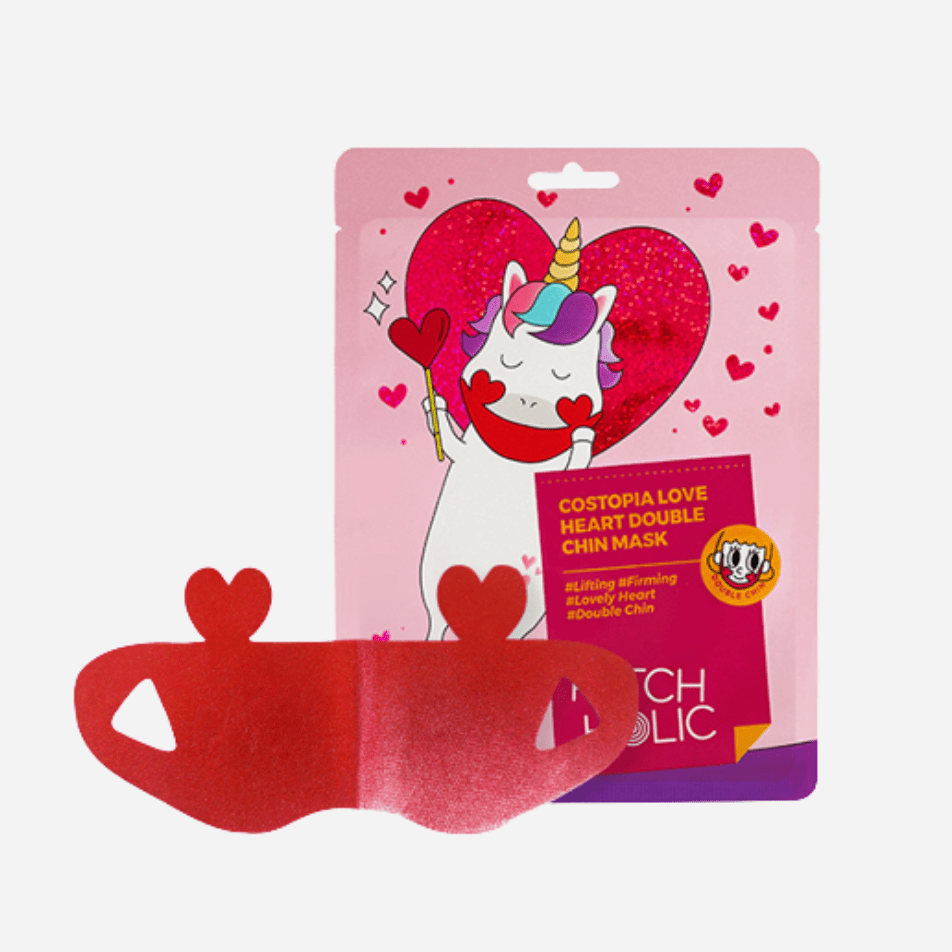 CoréellePatchholicCostopia Love Heart Double Chin MaskSheet Mask