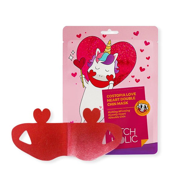 CoréellePatchholicCostopia Love Heart Double Chin MaskSheet Mask