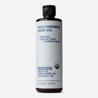 CoréelleRich FarmersRich Farmers Organic Liquid Castile Soap Unscented 473mlHealth & Beauty