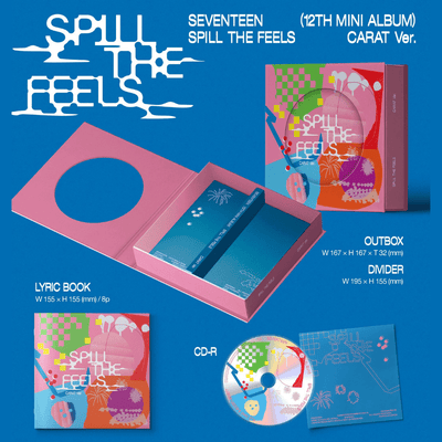 CoréelleSEVENTEEN[SEVENTEEN] 12th Mini Album 'SPILL THE FEELS' - CARAT Ver.Album