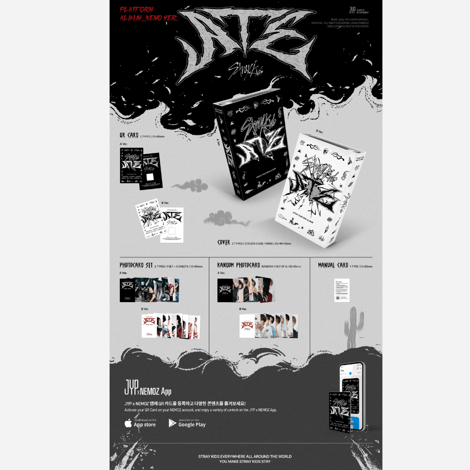 [Stray Kids] ATE (PLATFORM ALBUM_NEMO_A Ver., PLATFORM ALBUM_NEMO_B Ve ...